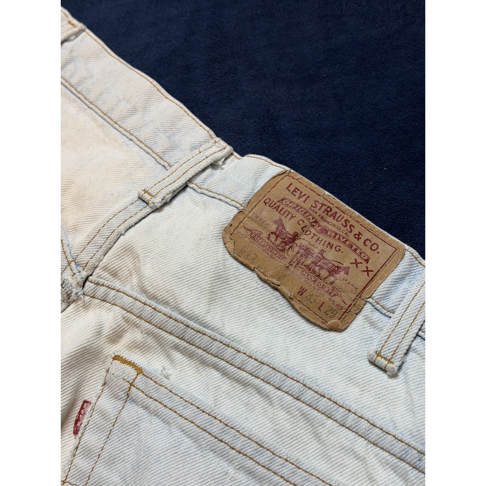Vintage Levi's 517 XX Made in USA Light Wash Bootcut Jeans 33x29